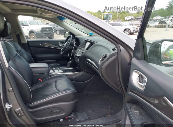 5N1AL0MM3GC510338 2016 INFINITI QX60 Gray Вид салону спереду