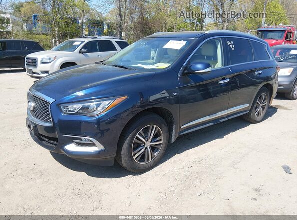 5N1AL0MM5GC530655 2016 INFINITI QX60 Blue Передня ліва чверть