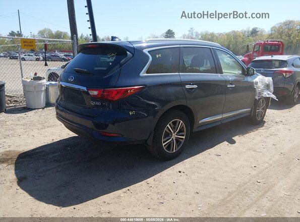 5N1AL0MM5GC530655 2016 INFINITI QX60 Blue Задня права чверть