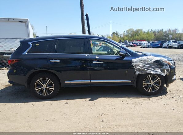 5N1AL0MM5GC530655 2016 INFINITI QX60 Blue Вид задньої частини салону