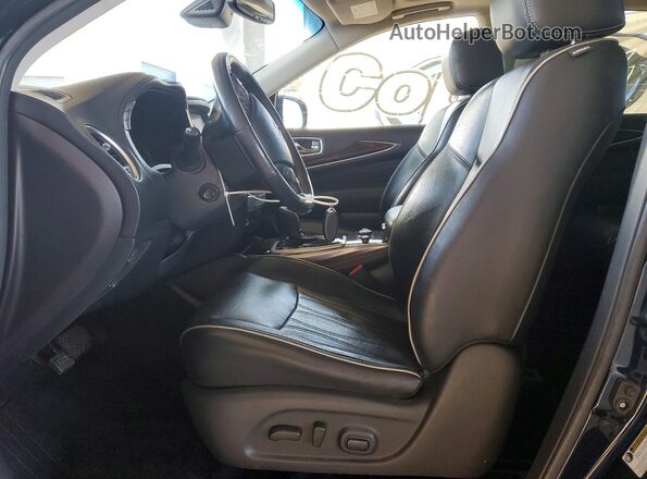 5N1AL0MM6GC511158 2016 INFINITI QX60 Blue Front interior view