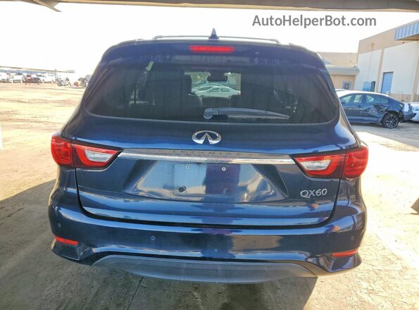5N1AL0MM6GC511158 2016 INFINITI QX60 Blue Rear view