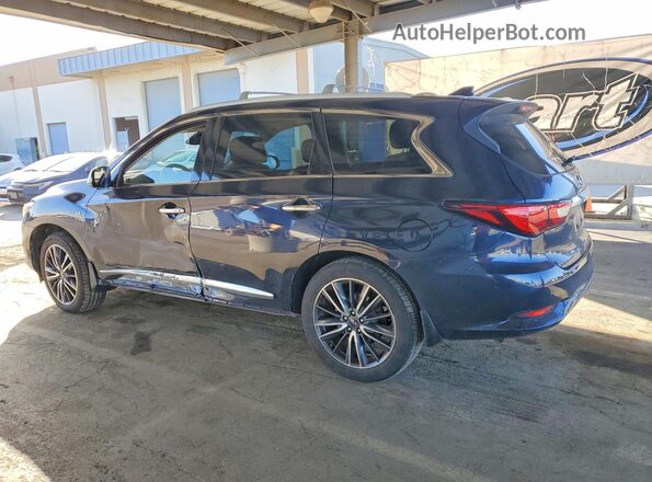 5N1AL0MM6GC511158 2016 INFINITI QX60 Blue Rear left