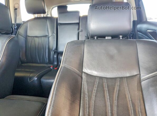 5N1AL0MM6GC511158 2016 INFINITI QX60 Blue Rear seats view