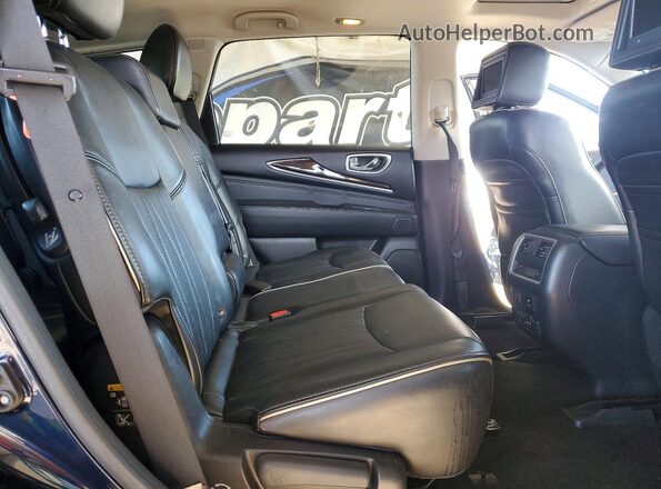 5N1AL0MM6GC511158 2016 INFINITI QX60 Blue Rear interior view