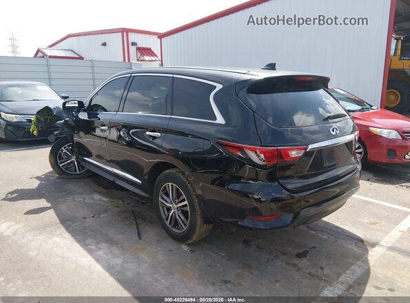 5N1AL0MN0GC522245 2016 INFINITI QX60 Black Հետևի ձախ