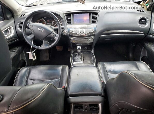 5N1AL0MN8GC516709 2016 INFINITI QX60 Gray Dashboard view