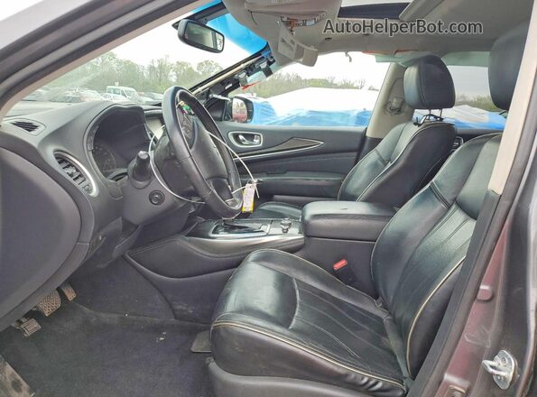 5N1AL0MN8GC516709 2016 INFINITI QX60 Gray Front interior view