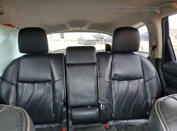 5N1AL0MN8GC516709 2016 INFINITI QX60 Gray Rear seats view