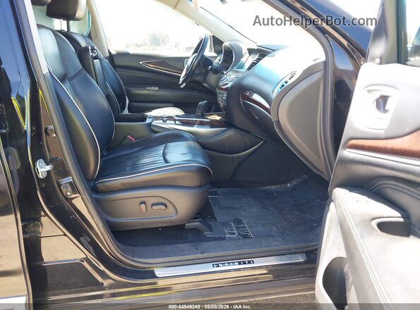 5N1AL0MNXGC516159 2016 INFINITI QX60 Black Vista interior delantera