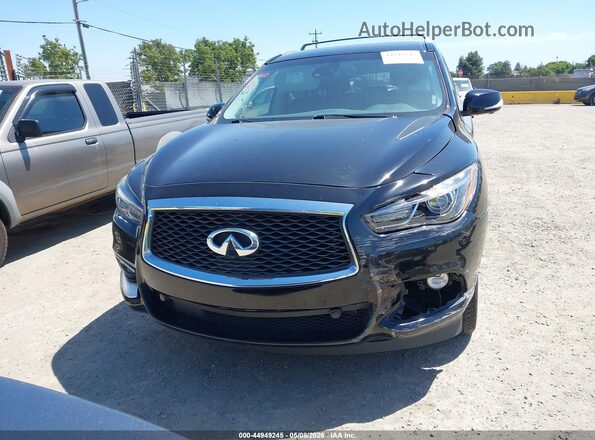 5N1AL0MNXGC516159 2016 INFINITI QX60 Black Vista interior trasera
