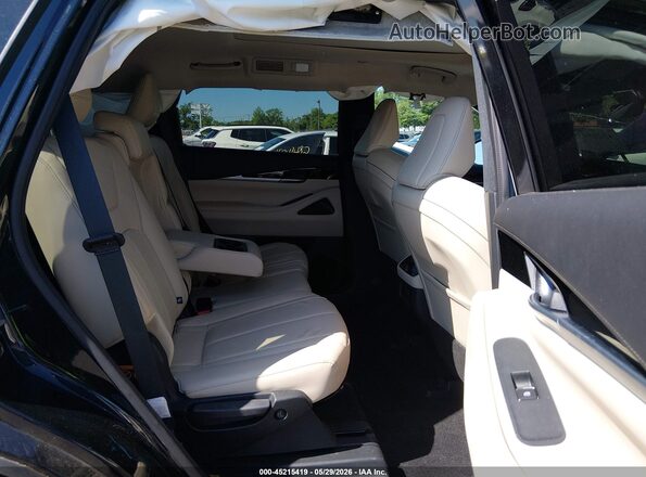 5N1AL1ES4SC342110 2025 INFINITI QX60 Black Vista de la etiqueta del VIN