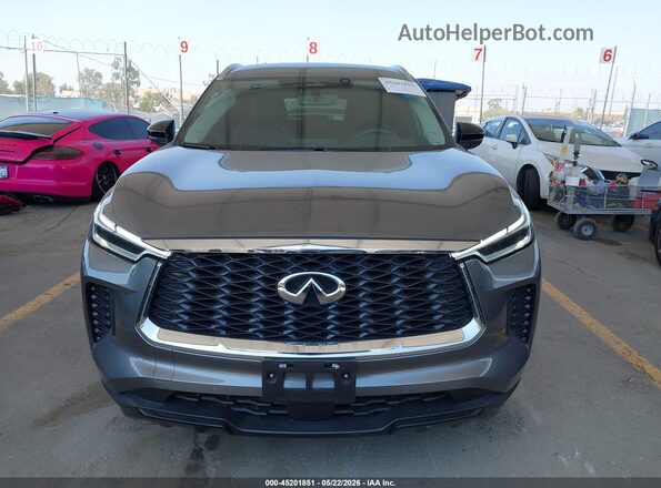 5N1AL1FR5SC348090 2025 INFINITI QX60 Gray Vista del cuadro de instrumentos