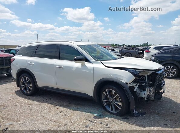 5N1AL1FR7SC340444 2025 INFINITI QX60 White Rear interior view
