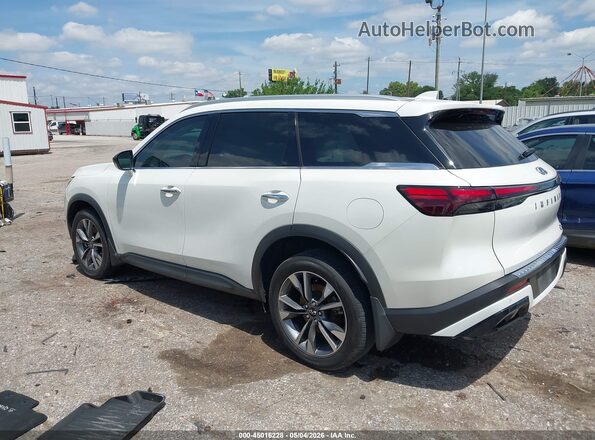 5N1AL1FR7SC340444 2025 INFINITI QX60 White 360 interior view
