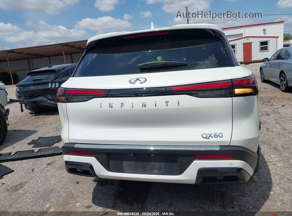 5N1AL1FR7SC340444 2025 INFINITI QX60 White 