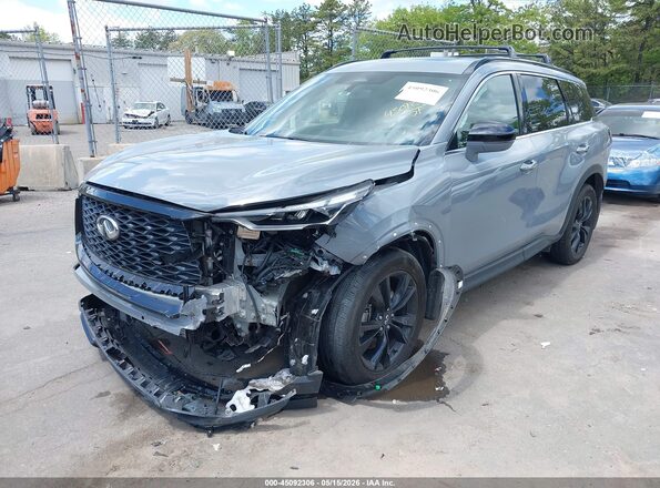 5N1AL1FS1SC355086 2025 INFINITI QX60 Gray Przód lewy