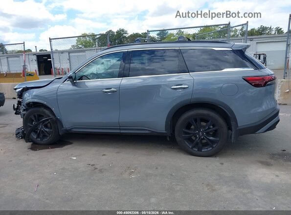 5N1AL1FS1SC355086 2025 INFINITI QX60 Gray Widok wnętrza 360 stopni