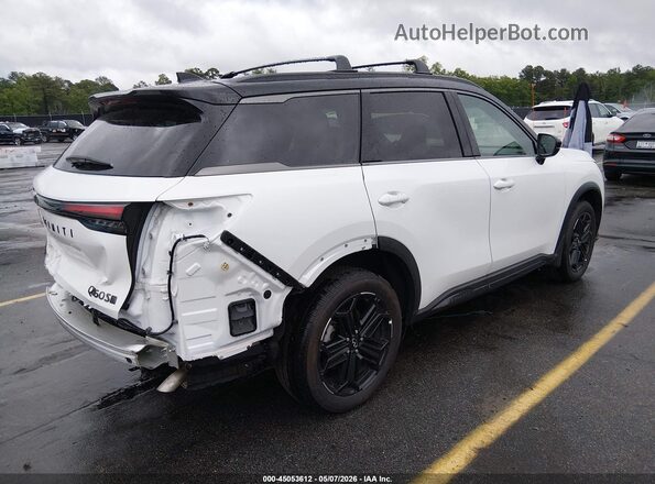 5N1AL1FW0TC333262 2026 INFINITI QX60 Белый Задняя правая четверть