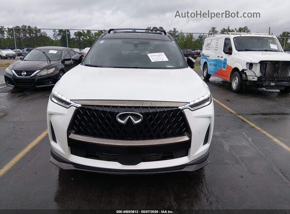 5N1AL1FW0TC333262 2026 INFINITI QX60 Белый Вид щитка приборов
