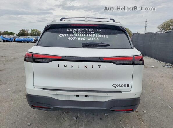 5N1AL1FW1TC343427 2026 INFINITI QX60 Белый Вид сзади