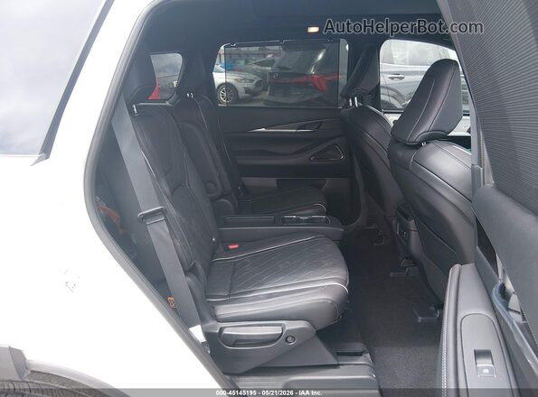 5N1AL1HU1SC357189 2025 INFINITI QX60 White Vista de la etiqueta del VIN