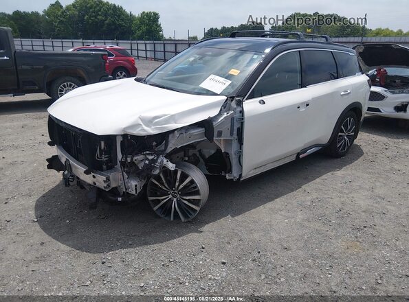 5N1AL1HU1SC357189 2025 INFINITI QX60 White Vista tres cuartos delantera izquierda