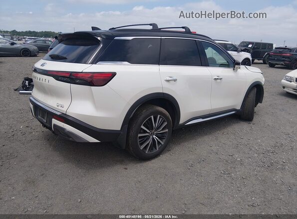 5N1AL1HU1SC357189 2025 INFINITI QX60 White Trasero derecho