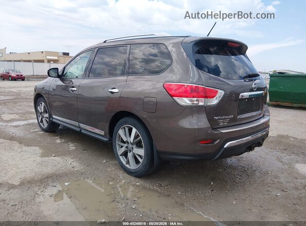5N1AR2MM1GC605653 2016 NISSAN PATHFINDER Коричневый Задняя левая четверть