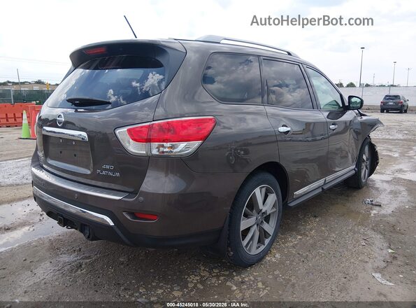 5N1AR2MM1GC605653 2016 NISSAN PATHFINDER Коричневый Задняя правая четверть