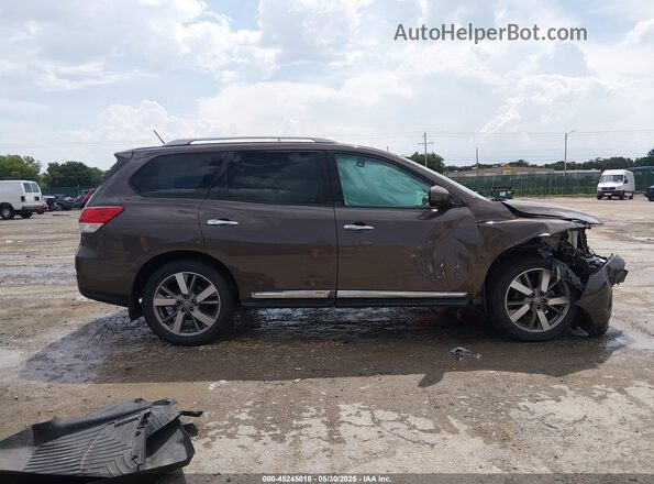 5N1AR2MM1GC605653 2016 NISSAN PATHFINDER Коричневый Вид задней части салона
