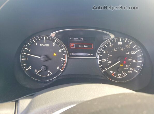 5N1AR2MM1GC630231 2016 NISSAN PATHFINDER Gray Вид щитка приладів
