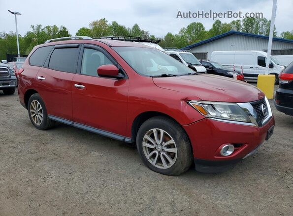 5N1AR2MM3GC639819 2016 NISSAN PATHFINDER Red Передня права чверть