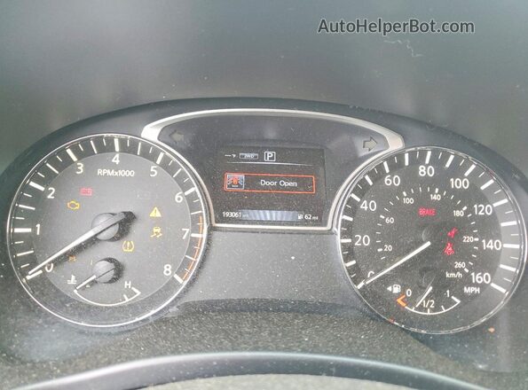 5N1AR2MM3GC639819 2016 NISSAN PATHFINDER Red Вид щитка приладів