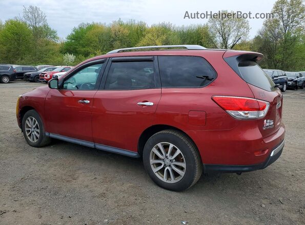 5N1AR2MM3GC639819 2016 NISSAN PATHFINDER Red Задня ліва чверть
