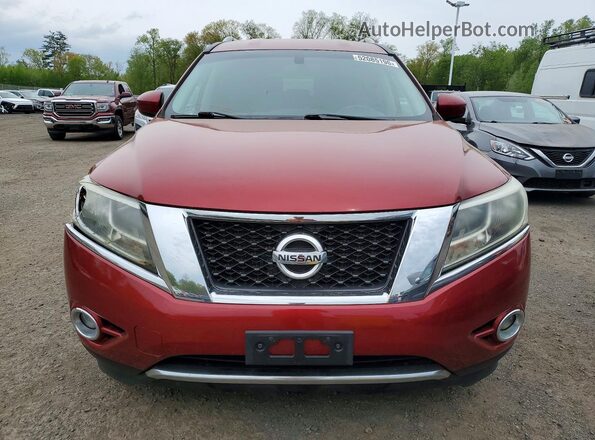 5N1AR2MM3GC639819 2016 NISSAN PATHFINDER Red Вид спереду