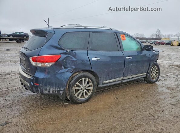 5N1AR2MM5GC652412 2016 NISSAN PATHFINDER Синий Задняя правая четверть