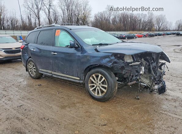 5N1AR2MM5GC652412 2016 NISSAN PATHFINDER Синий Передняя правая четверть