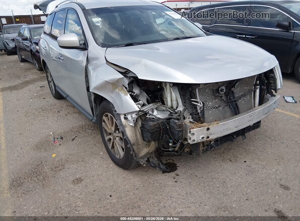 5N1AR2MM6GC636638 2016 NISSAN PATHFINDER Silver Դիմացի տեսք