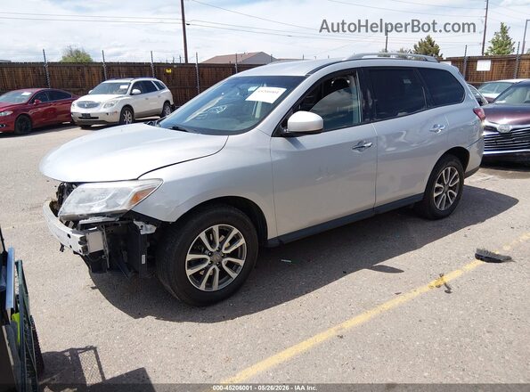 5N1AR2MM6GC636638 2016 NISSAN PATHFINDER Silver Առջևի ձախ երեք քառորդ տեսարան