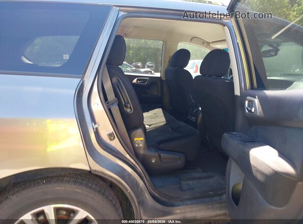 5N1AR2MM8GC622921 2016 NISSAN PATHFINDER Gray Vista de la etiqueta del VIN