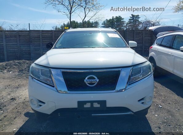 5N1AR2MM8GC656342 2016 NISSAN PATHFINDER White Вид щитка приладів