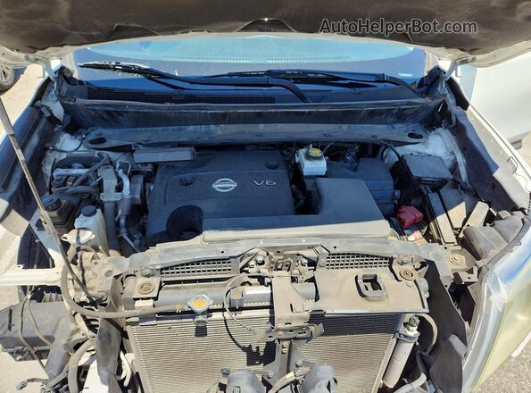 5N1AR2MM9GC633135 2016 NISSAN PATHFINDER White Vista del compartimento del motor