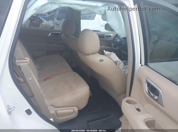 5N1AR2MN0GC604079 2016 NISSAN PATHFINDER White VIN sticker view
