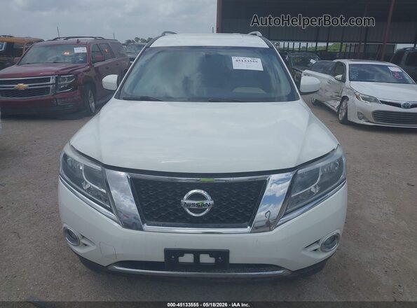 5N1AR2MN0GC604079 2016 NISSAN PATHFINDER White Instrument cluster view