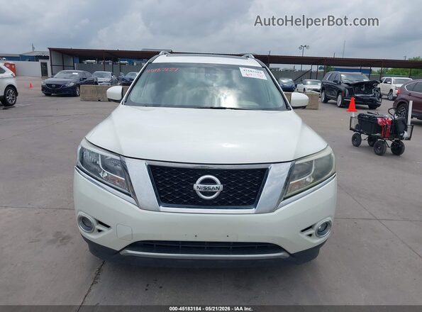 5N1AR2MN4GC626392 2016 NISSAN PATHFINDER White Вид задньої частини салону