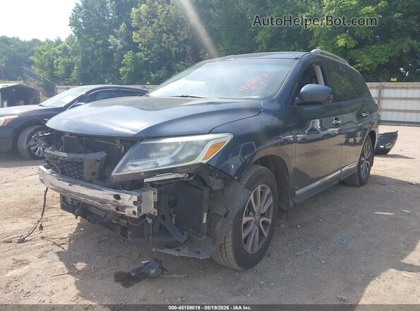 5N1AR2MN4GC632483 2016 NISSAN PATHFINDER Blue Առջևի ձախ երեք քառորդ տեսարան
