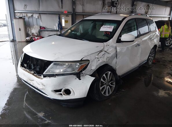 5N1AR2MNXGC605448 2016 NISSAN PATHFINDER White Przód lewy