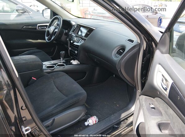 5N1AR2MNXGC662586 2016 NISSAN PATHFINDER Black Widok wnętrza z przodu