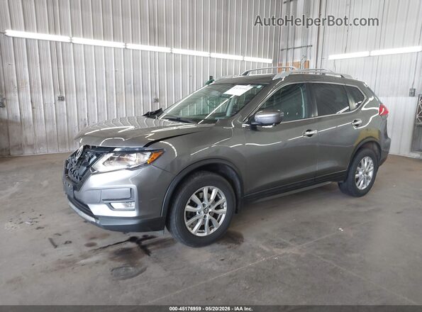 5N1AT2MM9HC747591 2017 NISSAN ROGUE Gray Առջևի ձախ երեք քառորդ տեսարան